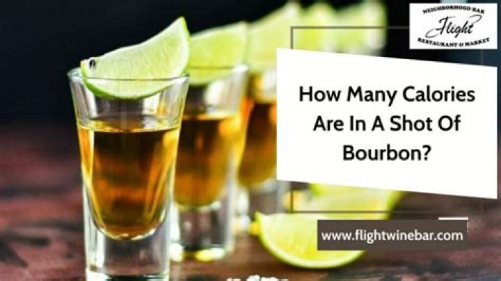 How Many Calories In A Shot Of Bourbon