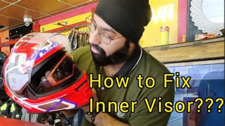 Question: How To Repair Helmet Visor