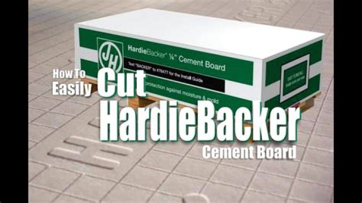 Quick Answer: How Do You Cut Hardiebacker Board