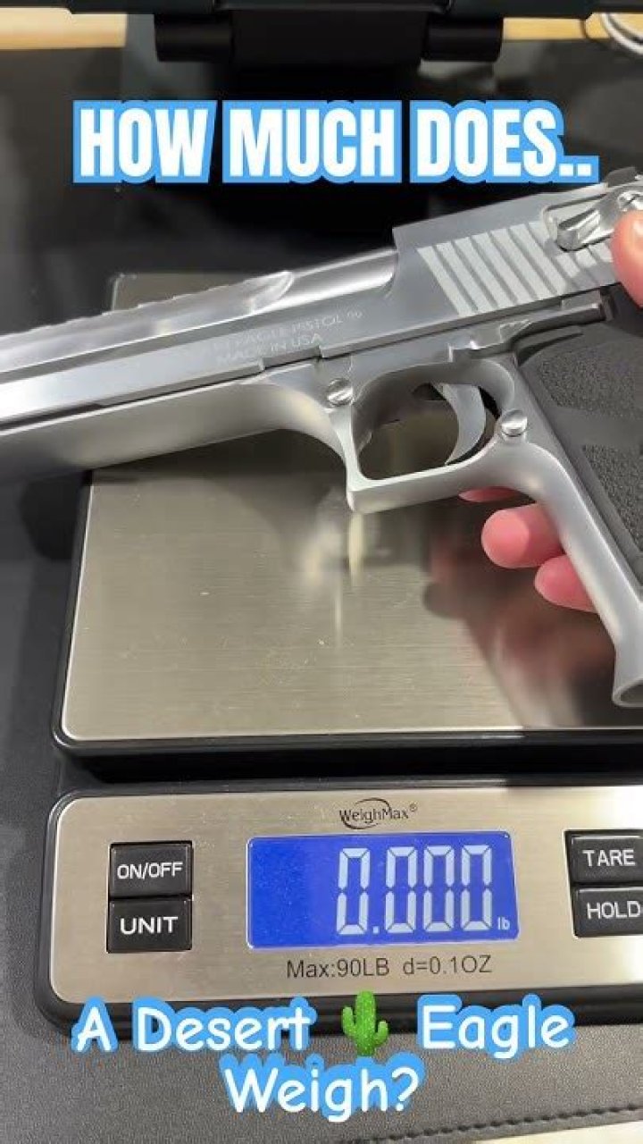 Quick Answer: How Much Does A Desert Eagle Weigh